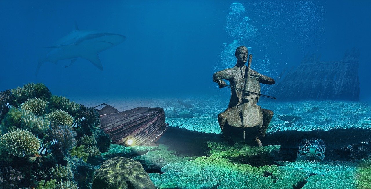 Neptune Realm Cello Player