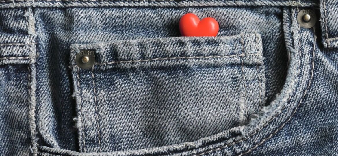 Libra Full Moon – light shining through denim fabric, symbolizing clarity and relationship balance